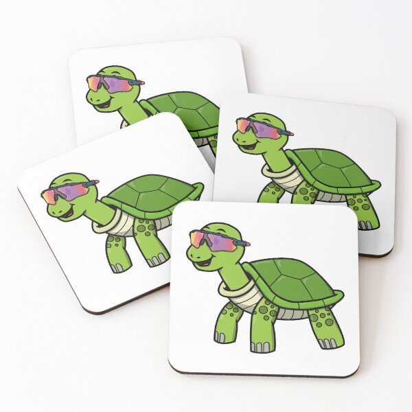 Item preview, Fast Glasses Turtle designed and sold by DartsAndCrafts.