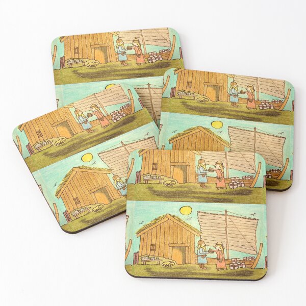 Item preview, Viking Age Traders Scene.  designed and sold by Emma Boast.