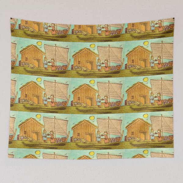 Item preview, Viking Age Traders Scene.  designed and sold by Emma Boast.