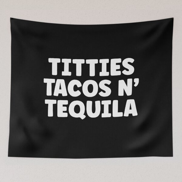 Item preview, Funny Titties Tacos N' Tequila Party designed and sold by RoguePixel.
