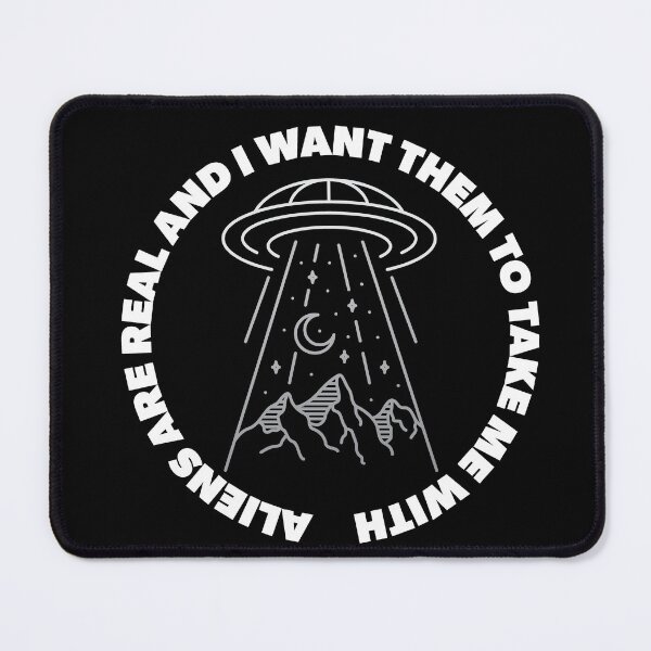 Item preview, Aliens Take Me With You Funny UFO designed and sold by RoguePixel.