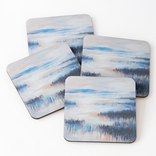 Item preview, Blue Morning Landscape Art designed and sold by artmanikin.