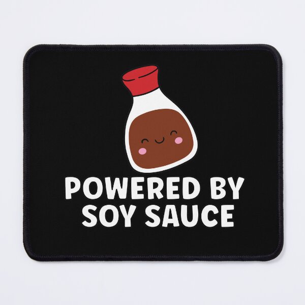 Item preview, Kawaii Powered By Soy Sauce designed and sold by RoguePixel.