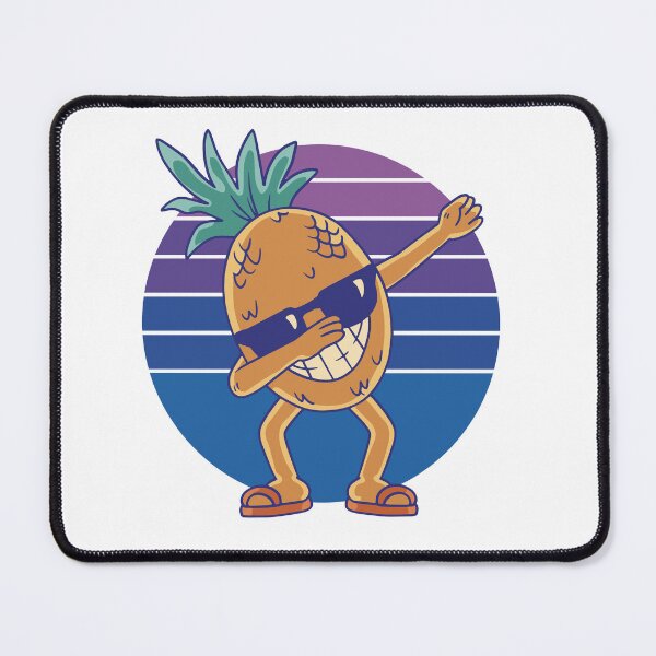 Item preview, Cartoon pineapple dabbing  designed and sold by Cyrenaica 1949.