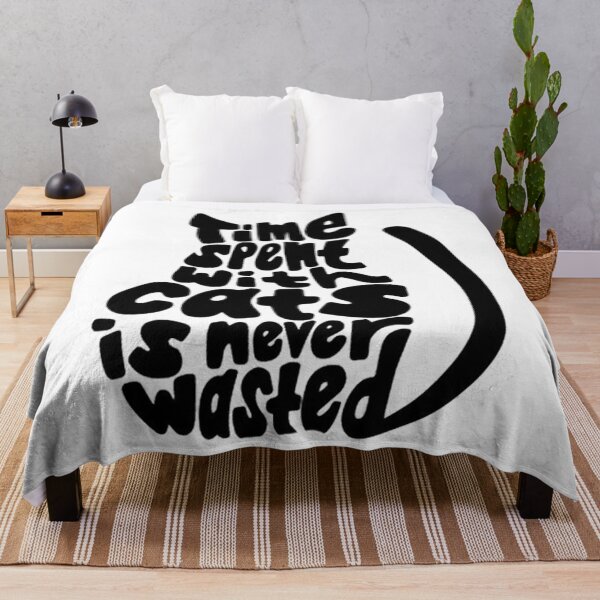 Item preview, Time Spent With Cats Is Never Wasted designed and sold by 4clothingforyou.