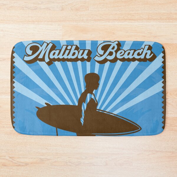 Item preview, Malibu Beach Retro Surfer designed and sold by LanikaiBeach.