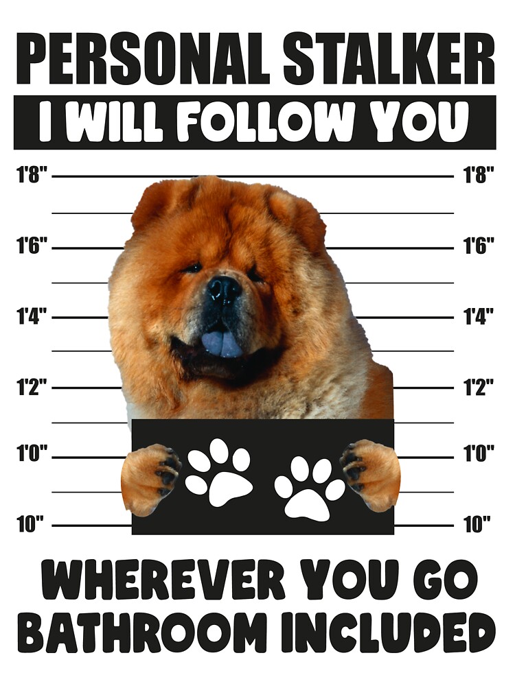 Funny Chow Chow Puppy Sayings, Personal Stalker Dog, Chow Chow, Gifts For  Chow Chow Lovers, Gifts For Chow Chow lovers Kids T-Shirt