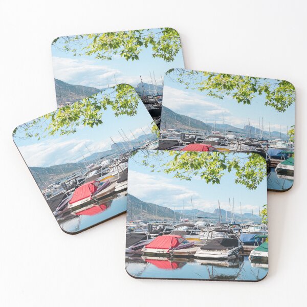 Artikelvorschau, Penticton Marina und Yacht Club Summertime View entworfen und verkauft von Amy Mitchell.