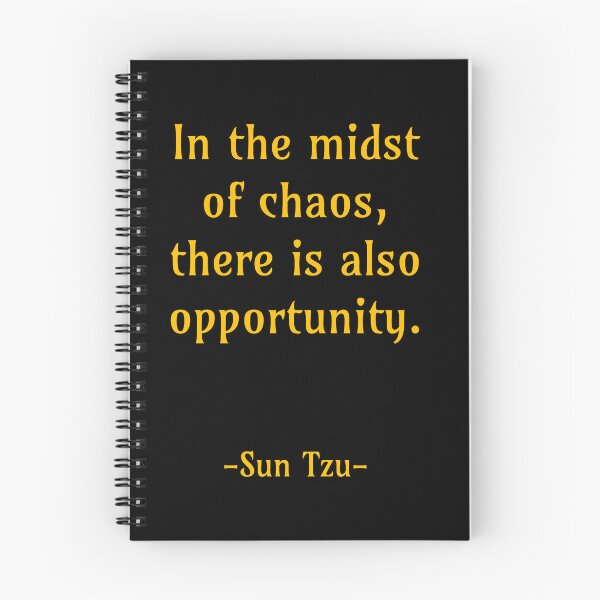 Item preview, In the midst of chaos, there is also opportunity Sun Tzu motivational quote designed and sold by StoicMindset.