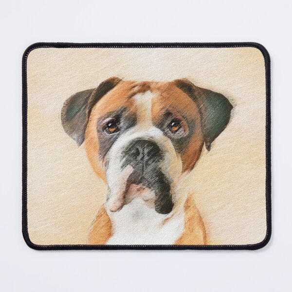Item preview, Boxer Painting - Cute Original Dog Art designed and sold by alpendesigns.