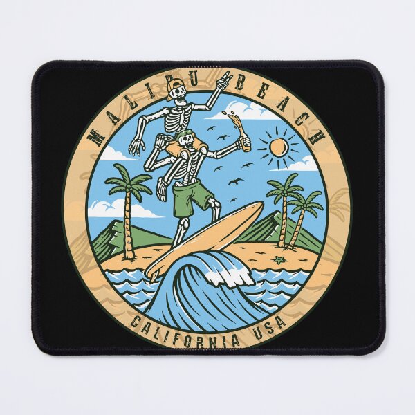 Item preview, Malibu Beach Skeleton Bros designed and sold by LanikaiBeach.