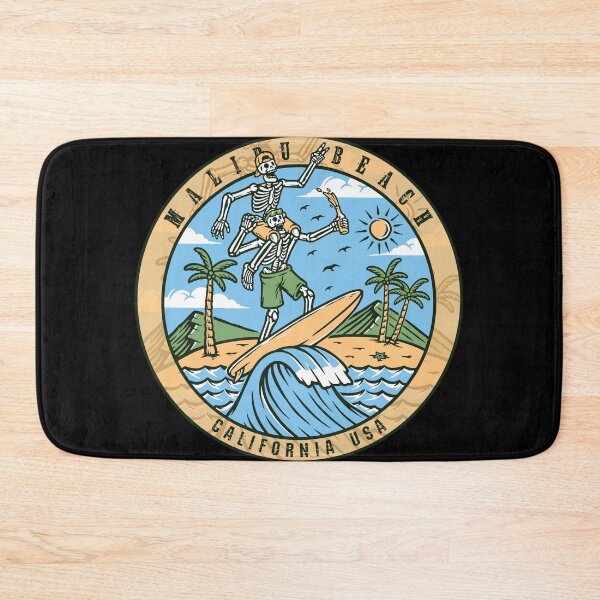 Item preview, Malibu Beach Skeleton Bros designed and sold by LanikaiBeach.