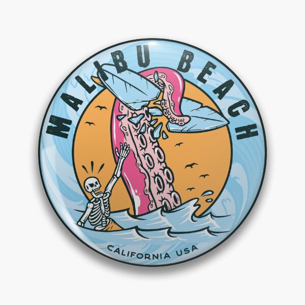 Item preview, Malibu Beach Tentacle Surfboard  designed and sold by LanikaiBeach.