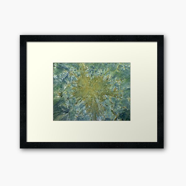 Starburst (Seraphinite) Framed Art Print