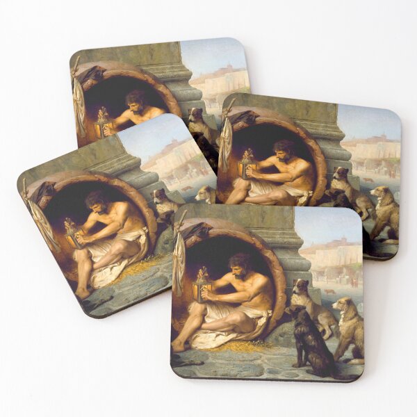 Item preview, Jean-Leon Gerome -Diogenes the Cynical Philosopher and his dogs-Diogenes, The Dog-Like Philosopher designed and sold by TeeARTHY.