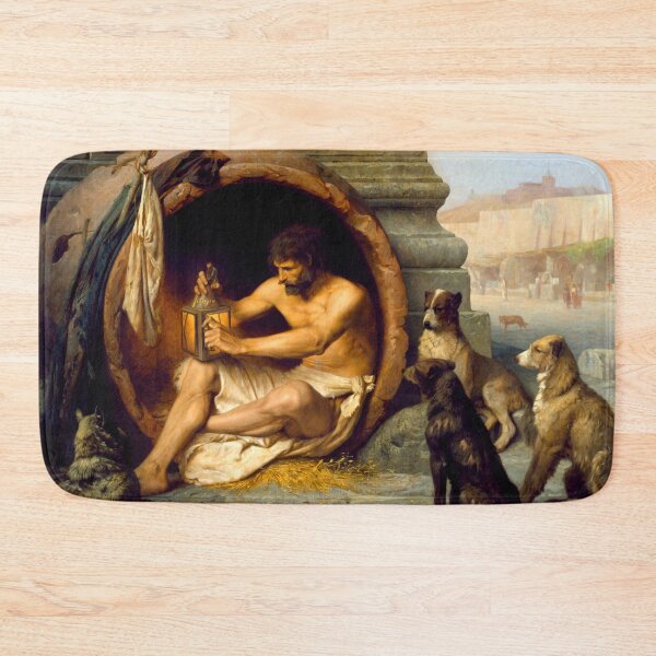 Item preview, Jean-Leon Gerome -Diogenes the Cynical Philosopher and his dogs-Diogenes, The Dog-Like Philosopher designed and sold by TeeARTHY.