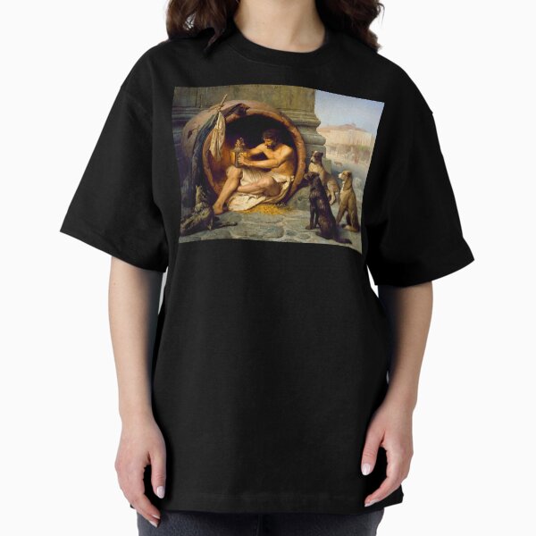 Item preview, Jean-Leon Gerome -Diogenes the Cynical Philosopher and his dogs-Diogenes, The Dog-Like Philosopher designed and sold by TeeARTHY.