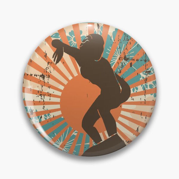 Item preview, Manhattan Beach Retro Surfer Girl designed and sold by LanikaiBeach.