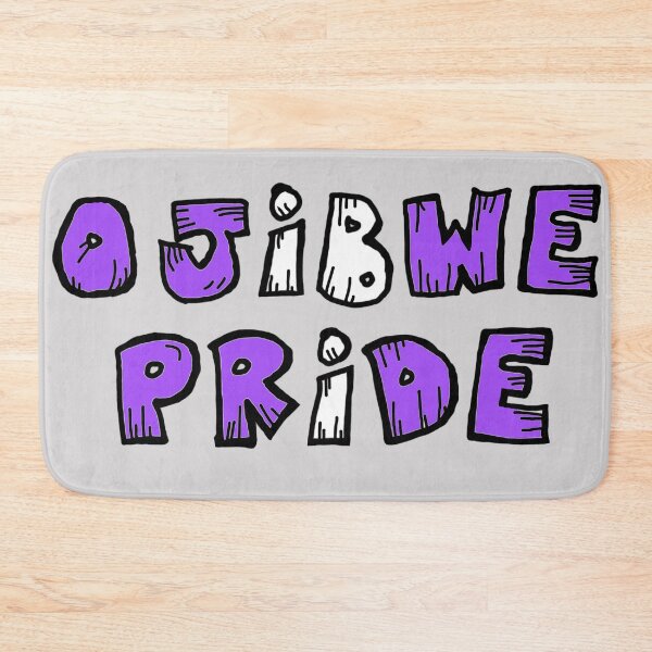 Item preview, OJIBWE PRIDE (Purple & White) designed and sold by Mackenzie "Kenzie" Janveaux.
