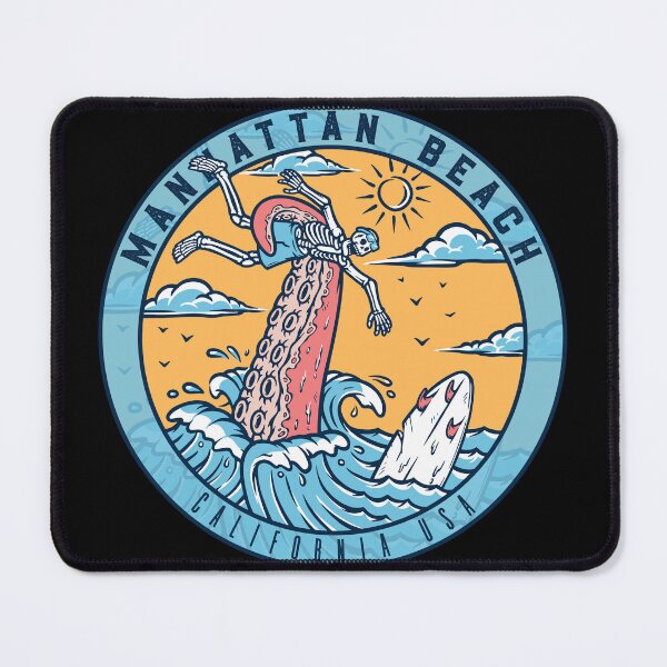 Item preview, Manhattan Beach Skeleton Tentacle designed and sold by LanikaiBeach.