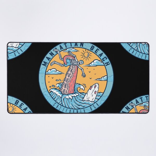 Item preview, Manhattan Beach Skeleton Tentacle designed and sold by LanikaiBeach.
