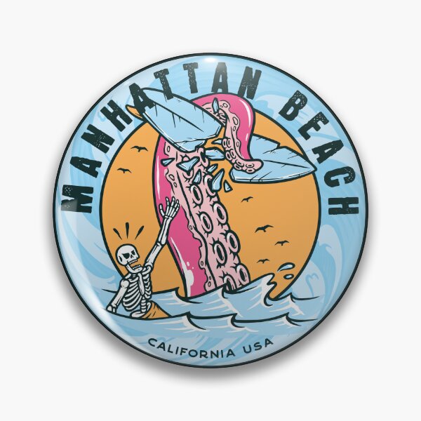 Item preview, Manhattan Beach Tentacle Surfboard  designed and sold by LanikaiBeach.