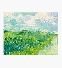 Green Wheat Fields Auvers Van Gogh Fine Art Photographic Print