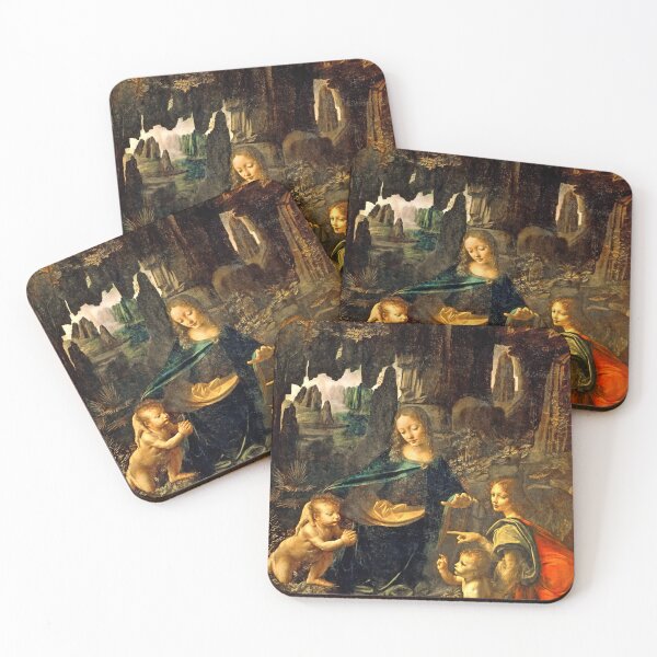 Item preview, Virgin of the Rocks by Leonardo da Vinci - digital enhancement designed and sold by NickoPrints.