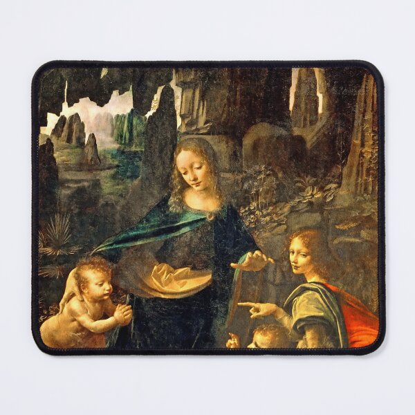 Item preview, Virgin of the Rocks by Leonardo da Vinci - digital enhancement designed and sold by NickoPrints.
