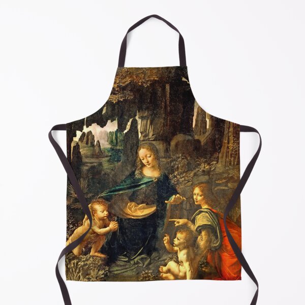Item preview, Virgin of the Rocks by Leonardo da Vinci - digital enhancement designed and sold by NickoPrints.