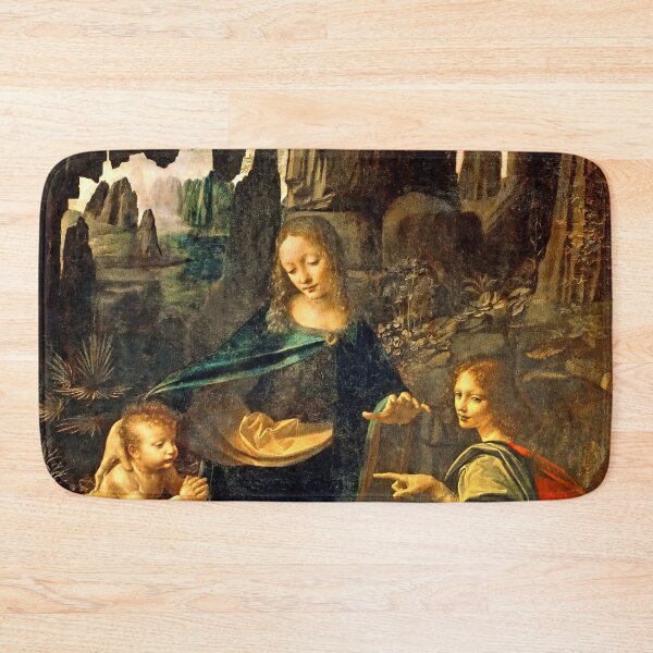 Item preview, Virgin of the Rocks by Leonardo da Vinci - digital enhancement designed and sold by NickoPrints.