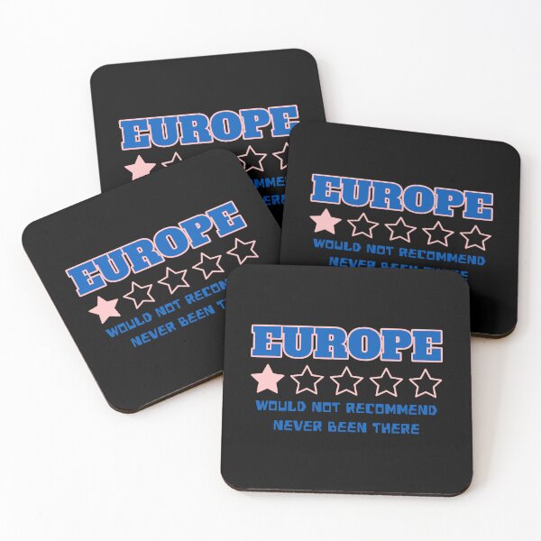 Item preview, Europe One star review - Funny ignorant tourist designed and sold by Popalt.