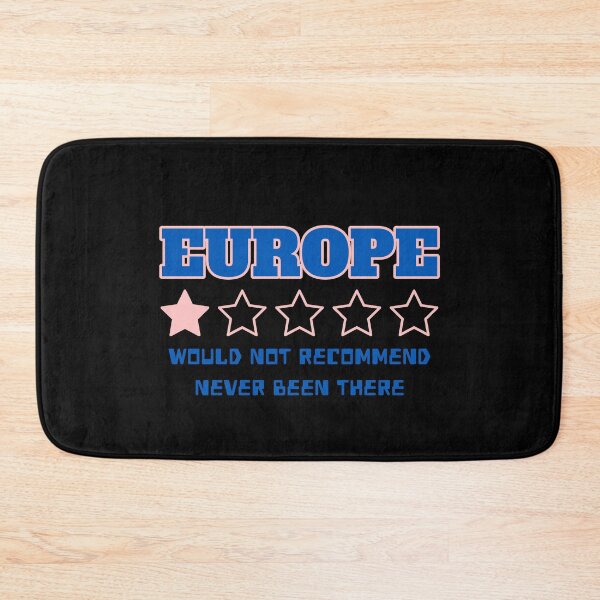 Item preview, Europe One star review - Funny ignorant tourist designed and sold by Popalt.