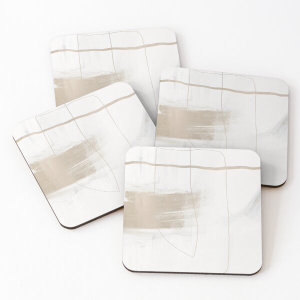 Item preview, Minimalist Modern Beige Line Abstract Art designed and sold by SatoriFactor.
