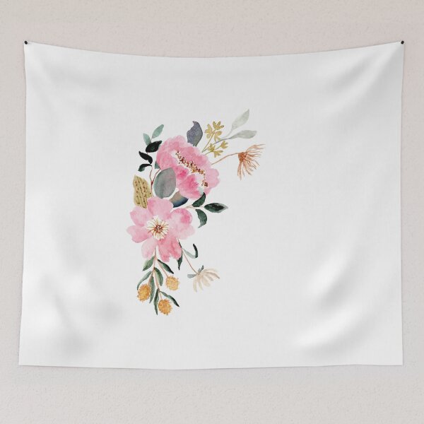 Item preview, Seamless Pink peony left side bunch designed and sold by PalomaHealing24.