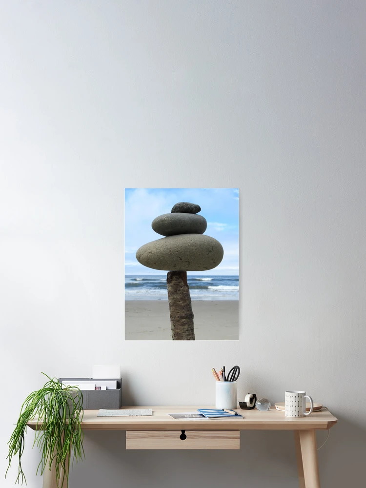 Thumbnail 2 of 3, Poster, Balanced Rocks designed and sold by Caye Harrison.