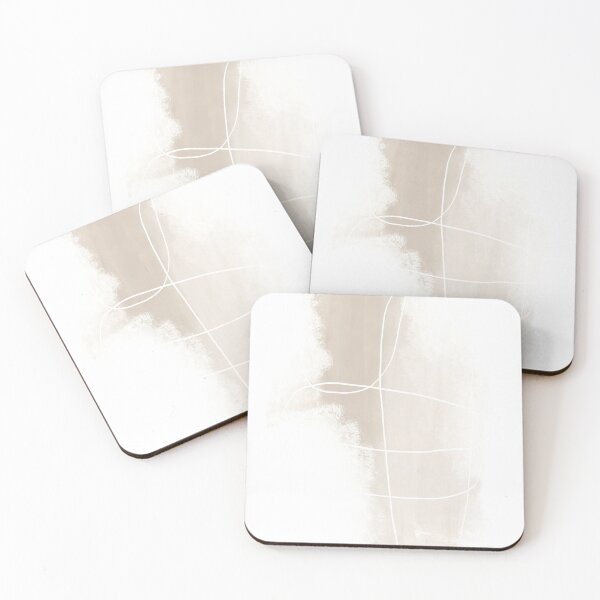 Item preview, Minimalist Modern Beige Line Abstract Art designed and sold by SatoriFactor.