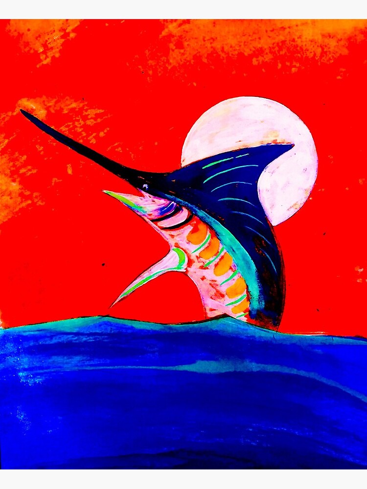 Moon and marlin by barryknauff