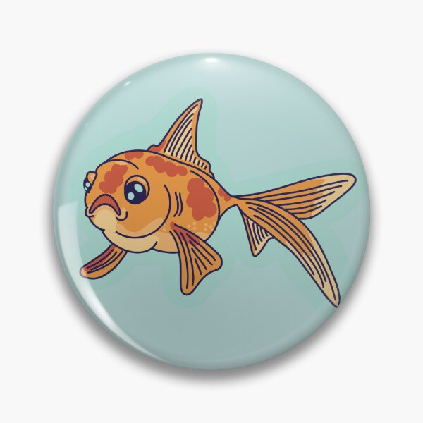 Item preview, Grumpy Gills Goldfish designed and sold by LittleBitOSun.