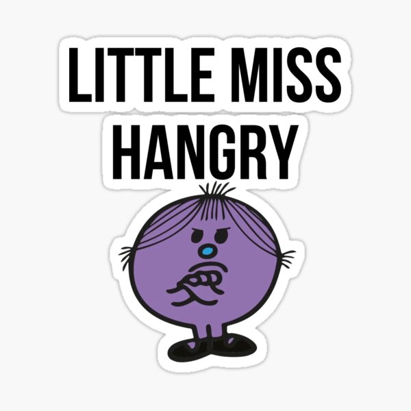 Item preview, Little Miss Hangry  designed and sold by itsmemaytal.