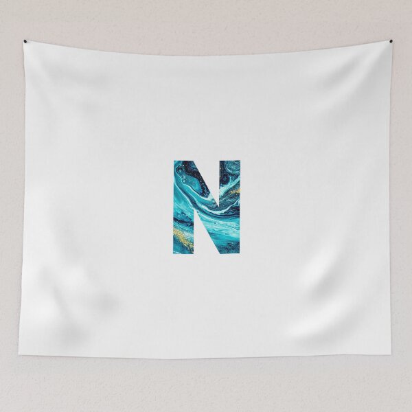 Item preview, The Letter N Marble Font designed and sold by smiledeer78.