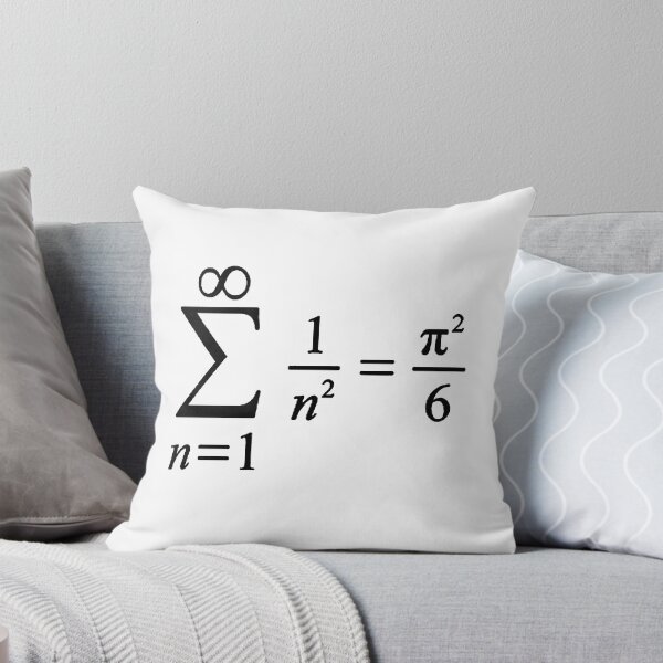 Item preview, sum of inverse squared numbers, math and algebra basics designed and sold by NoetherSym.
