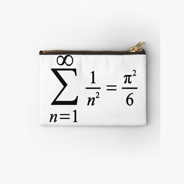 Item preview, sum of inverse squared numbers, math and algebra basics designed and sold by NoetherSym.