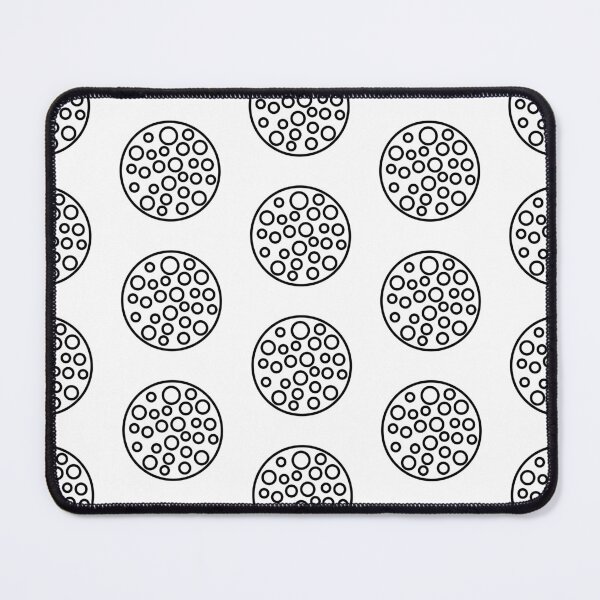 Item preview, Planet Mercury Pattern (BLACK DESIGN) designed and sold by EleannaInSpace.