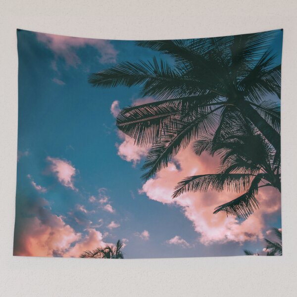 Item preview, brazil beach palm trees red sunset designed and sold by Asombrosa.
