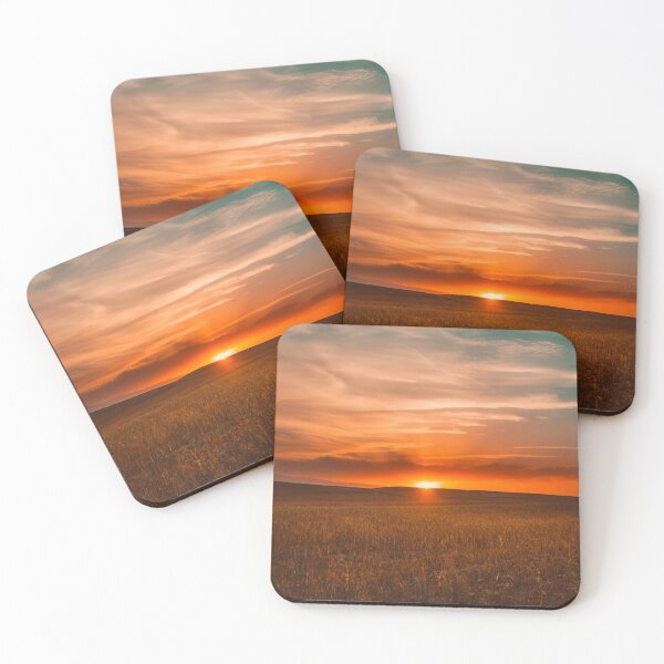 Item preview, Sunset Over The Grassy Plains designed and sold by Taceo10.