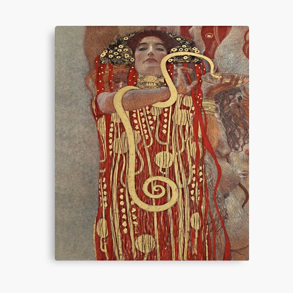 Aperçu de l'œuvre Hygie de Gustav Klimt créée et vendue par PuzzleWuzzle.