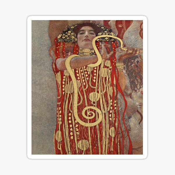 Aperçu de l'œuvre Hygie de Gustav Klimt créée et vendue par PuzzleWuzzle.