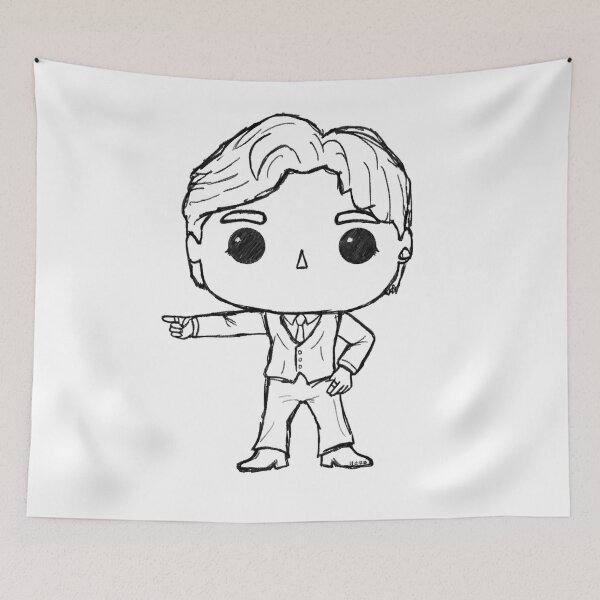 Item preview, BTS V / Taehyung Dynamite (outline) designed and sold by mymikrokosmos.