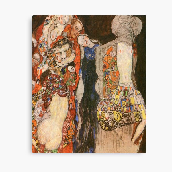 Aperçu de l'œuvre La mariée Gustav Klimt créée et vendue par PuzzleWuzzle.